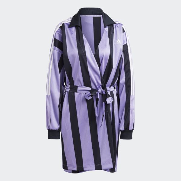 Violet Jacquard Jersey Dress Adidas