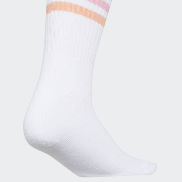 3-Stripes Crew Socks 3 Pairs White Adidas