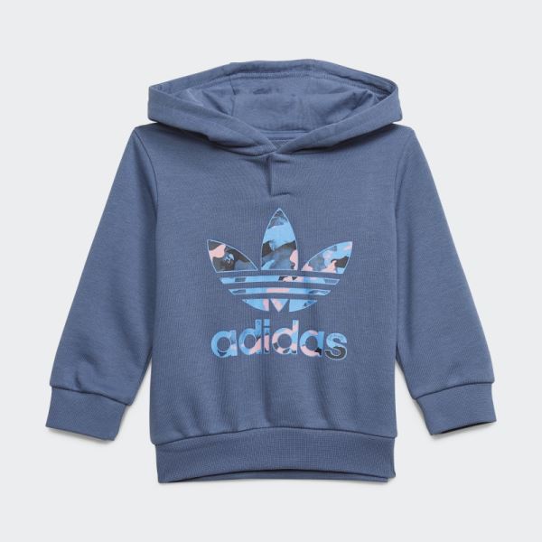 Steel Adidas Camo Hoodie Set