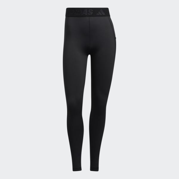 Adidas Black Techfit Badge of Sport Leggings