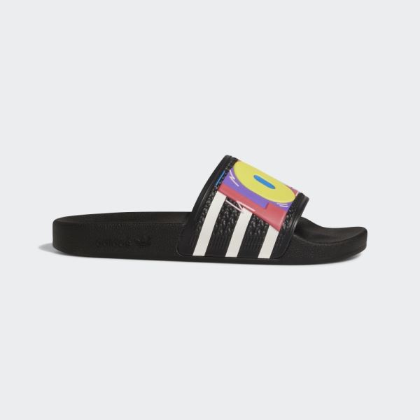 Black Adilette Pride Slides Adidas