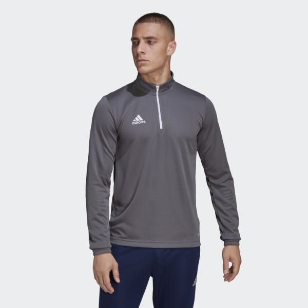 Adidas Grey Entrada 22 Training Top