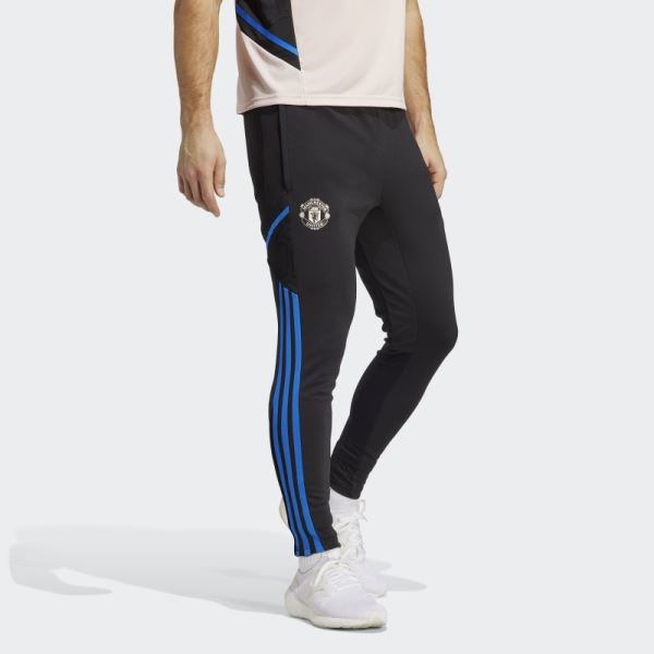 Black Adidas Manchester United Condivo 22 Training Pants