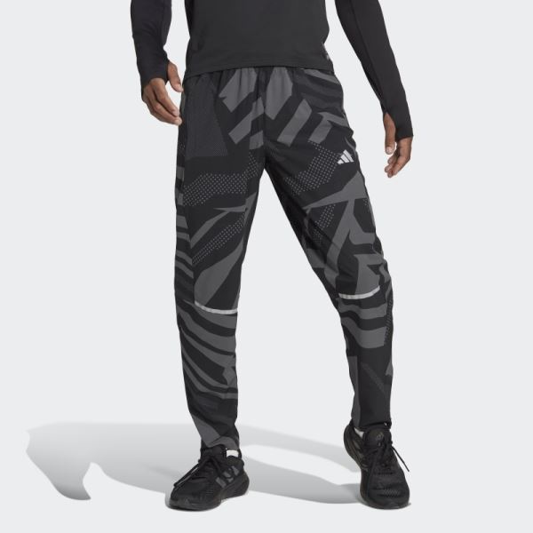 Adidas Own the Run Seasonal Pants Black