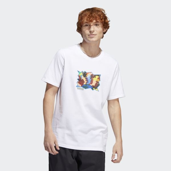 Mettz World Peeps Short Sleeve Tee White Adidas