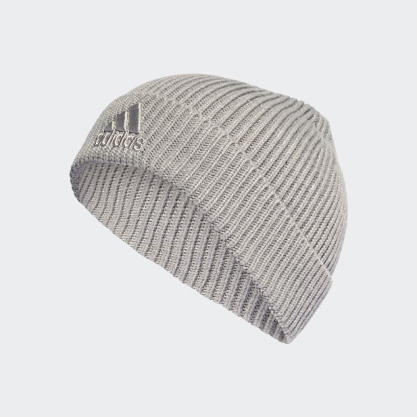 Adidas Two-Colored Logo Beanie Medium Grey