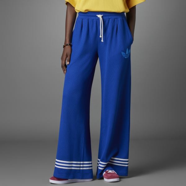 Adicolor 70s Knit Wide Pants Adidas Royal