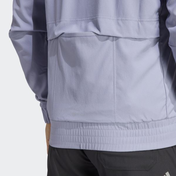 The Trackstand Cycling Jacket Silver Violet Adidas