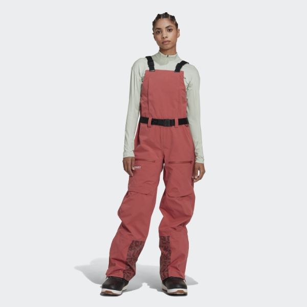 TERREX 3Layer GORE-TEX SNOW PANTS Red Adidas