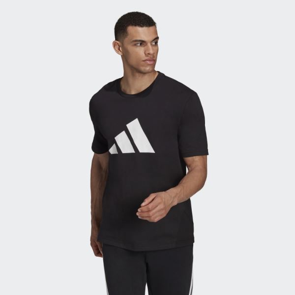 Black Adidas Future Icons Logo Graphic Tee