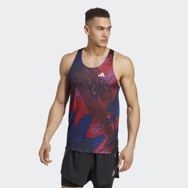 Black Adidas Adizero Tank Top