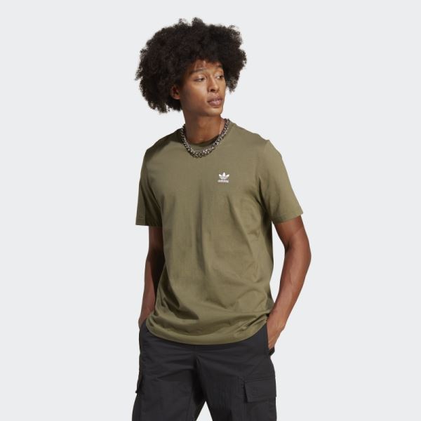 Adidas Trefoil Essentials Tee Olive