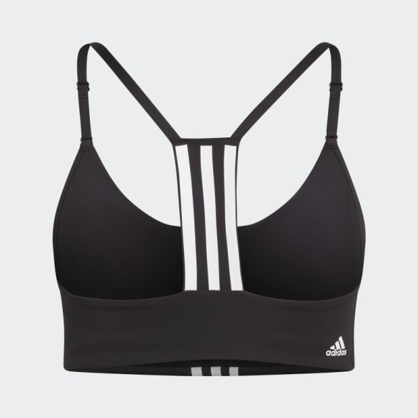 Aeroimpact Training Adidas Light-Support Bra Hot Black