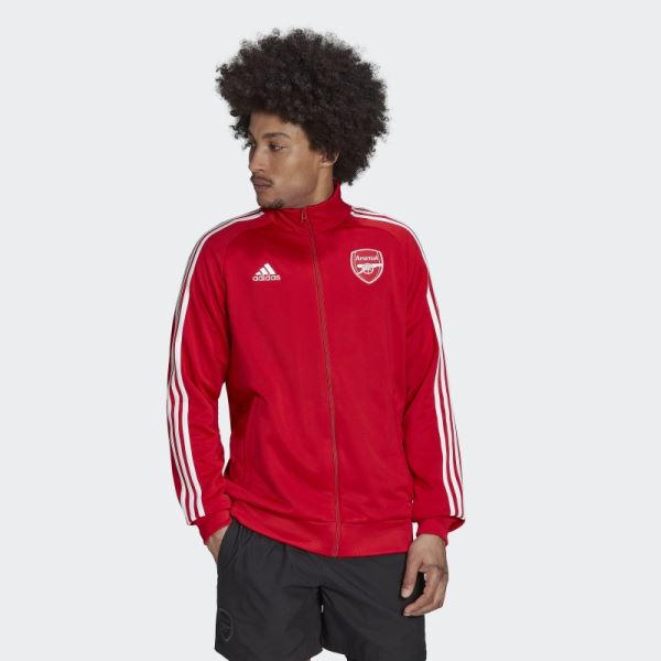 Arsenal DNA 3-Stripes Track Top Scarlet Adidas