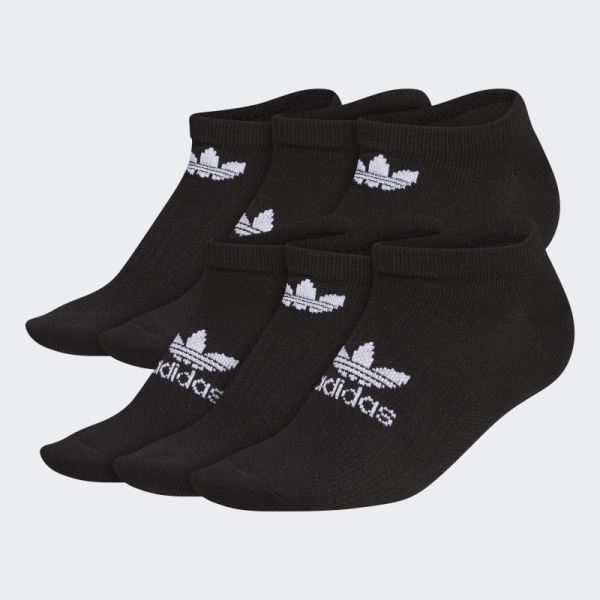 Adidas Black Classic Superlite No-Show Socks 6 Pairs