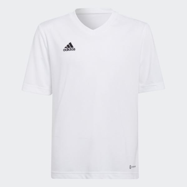 White Adidas Entrada 22 Jersey