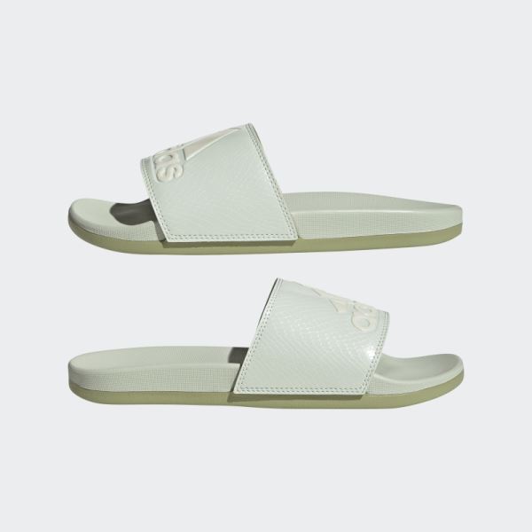 Adilette Comfort Slides Green Adidas