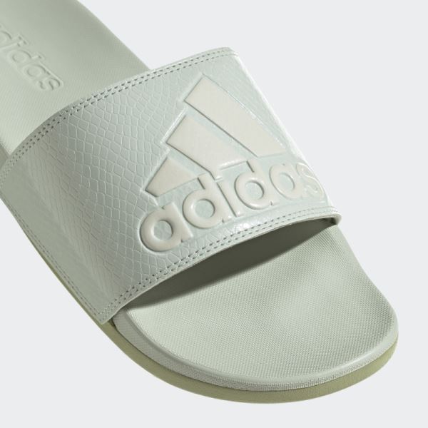 Adilette Comfort Slides Green Adidas