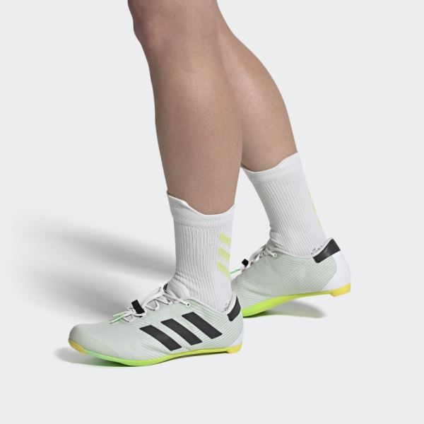 Adidas White The Road Cycling Shoes