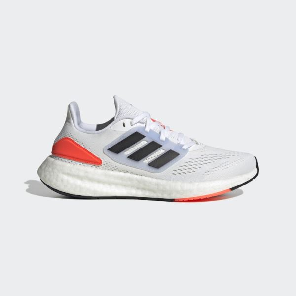 White Adidas Pureboost 22 Shoes Fashion