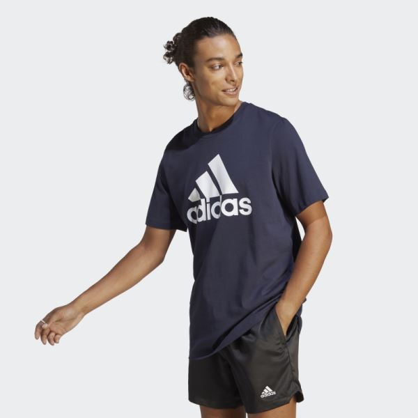 Essentials Single Jersey Big Logo T-Shirt Adidas Ink