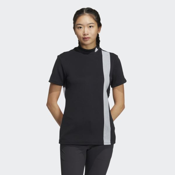 AEROREADY 3-Bar Mock Neck Shirt Adidas Black