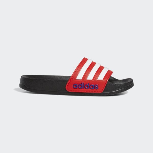 Adidas Red Adilette Shower Slides