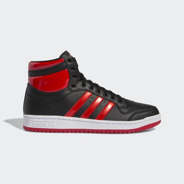 Black Adidas Top Ten Hi Shoes