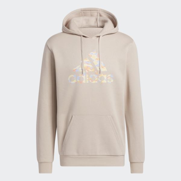 Adidas Sportswear Camo Hoodie Taupe