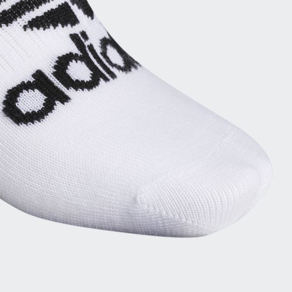 White Classic Superlite No-Show Socks 6 Pairs Adidas