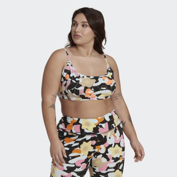 Multicolor Adidas Bra Top (Plus Size)