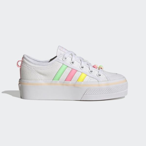 Beam Pink Adidas Nizza Platform Shoes