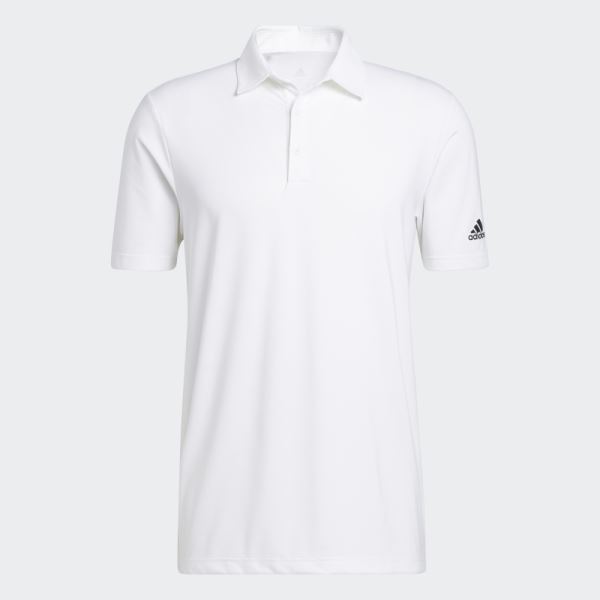 Adidas White Ultimate365 Solid Polo Shirt