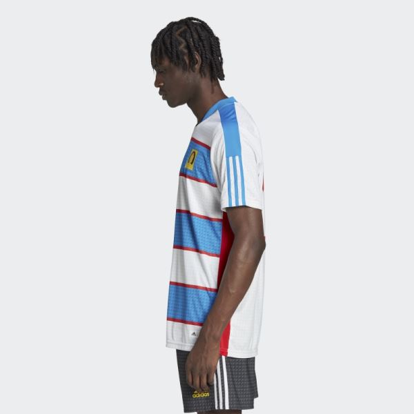 Blue Fashion Adidas Tiro x LEGO Home Jersey