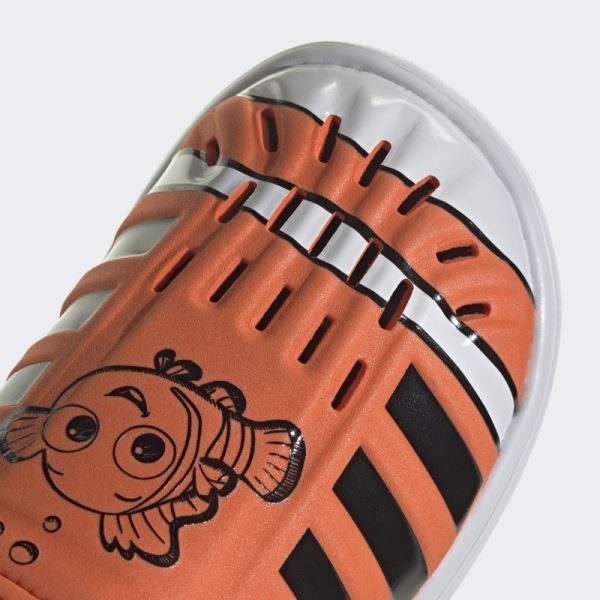 Orange Adidas Finding Nemo and Dory Closed Toe Summer Sandals