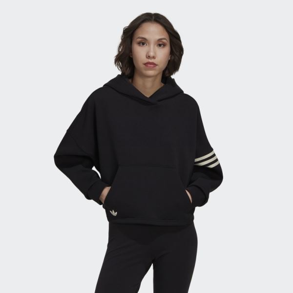 Black Adicolor Neuclassics Hoodie Adidas