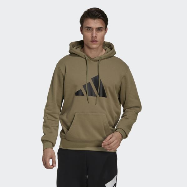 Adidas Orbit Green Future Icons Logo Graphic Hoodie