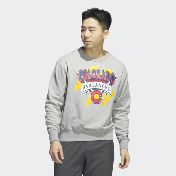 Medium Grey Avalanche Vintage Crew Sweatshirt Adidas