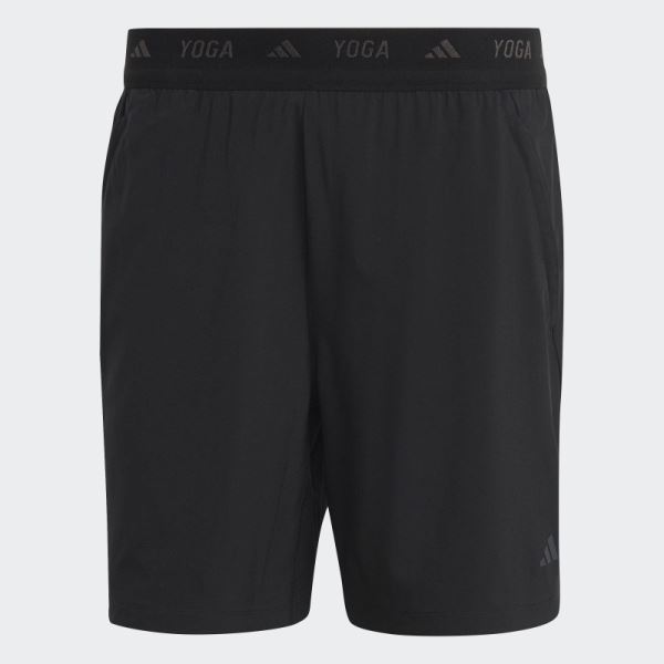 Adidas Yoga Training 2-in-1 Shorts Black